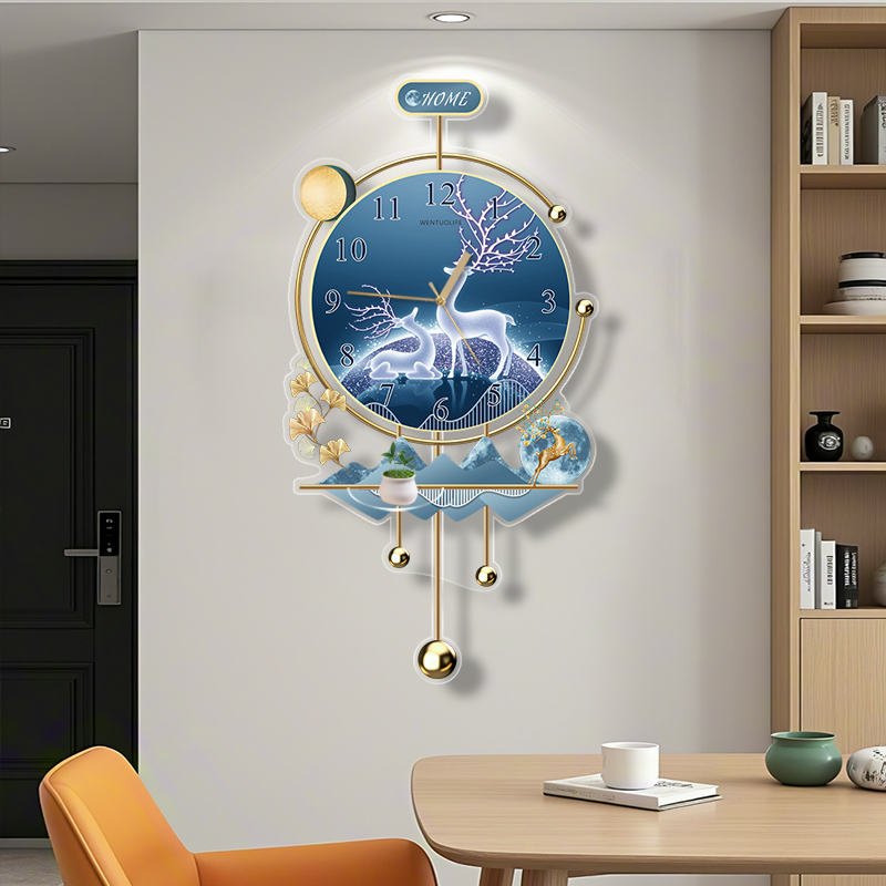 حركة الاجتياح زن ساعة حائط شبا - مراجعة Interior Design Quiet Luxury وسعره